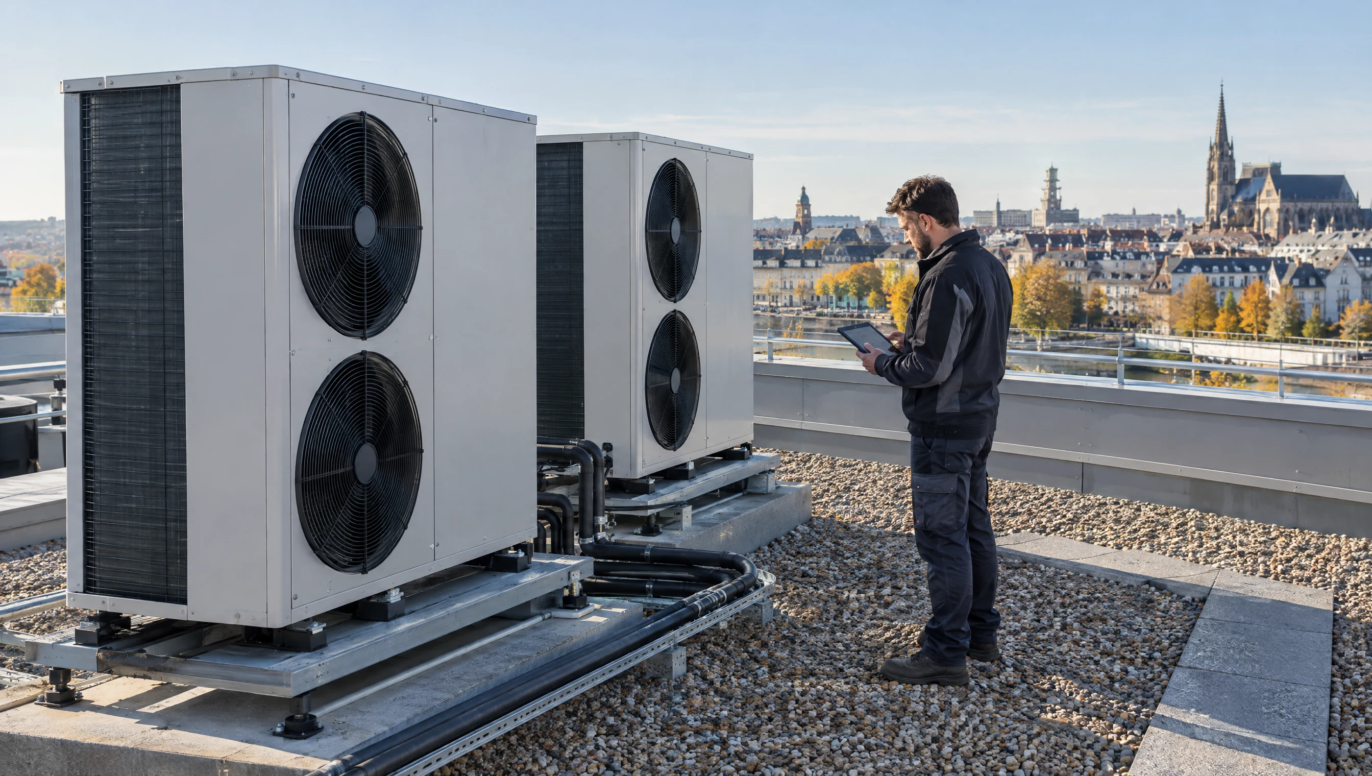 Pompe à chaleur en bâtiment tertiaire : Éco Énergie Tertiaire et Coup de pouce CEE 2026